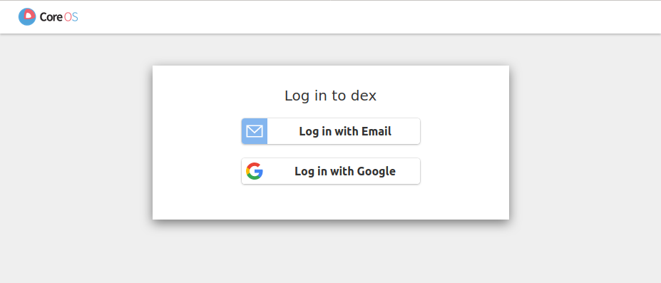 Dex login page