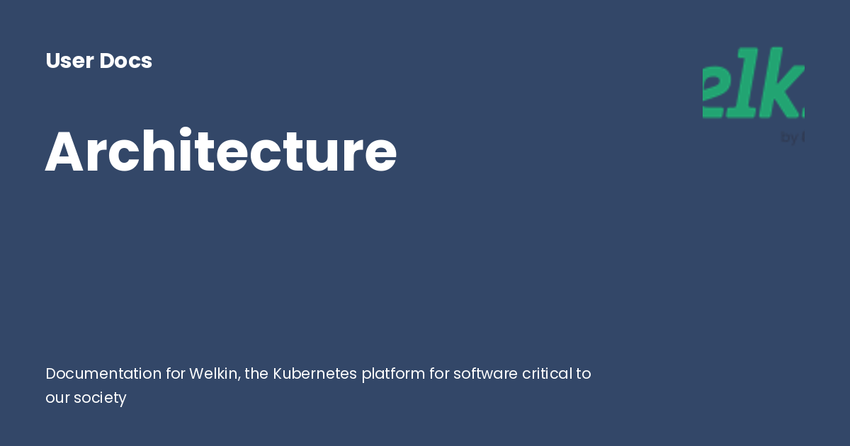 Architecture - User Docs