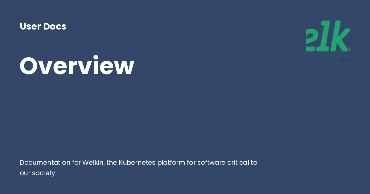 Overview - User Docs