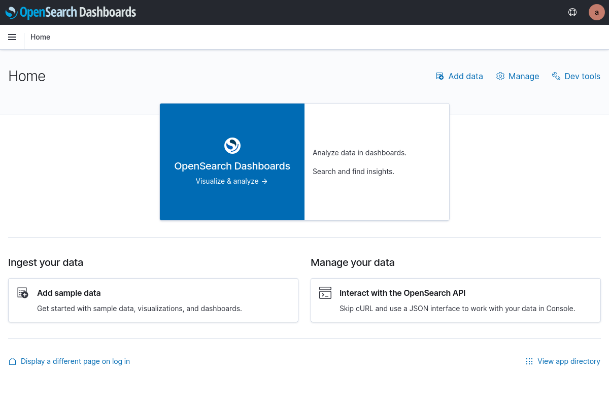 OpenSearch Dashboards